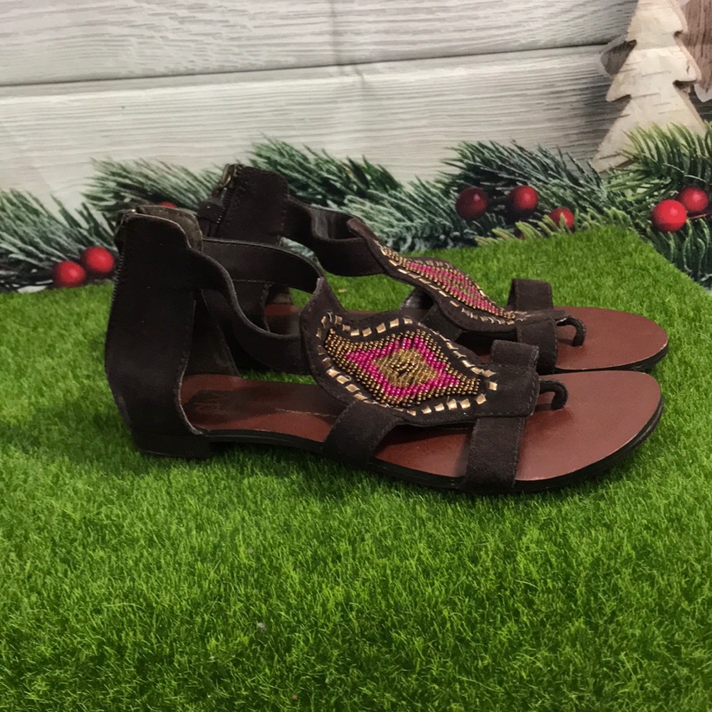 Doice Vita Tribal Sandals Size 7